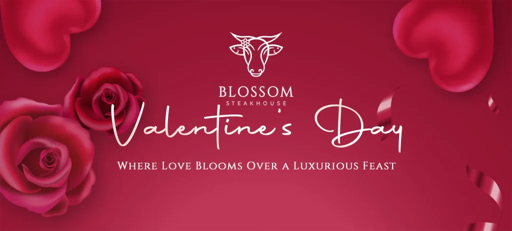Blossom Valentine Menu 2026